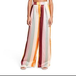 Mixed Vertical Stripe Print Wide Leg Pants - Fe Noel x Target M
